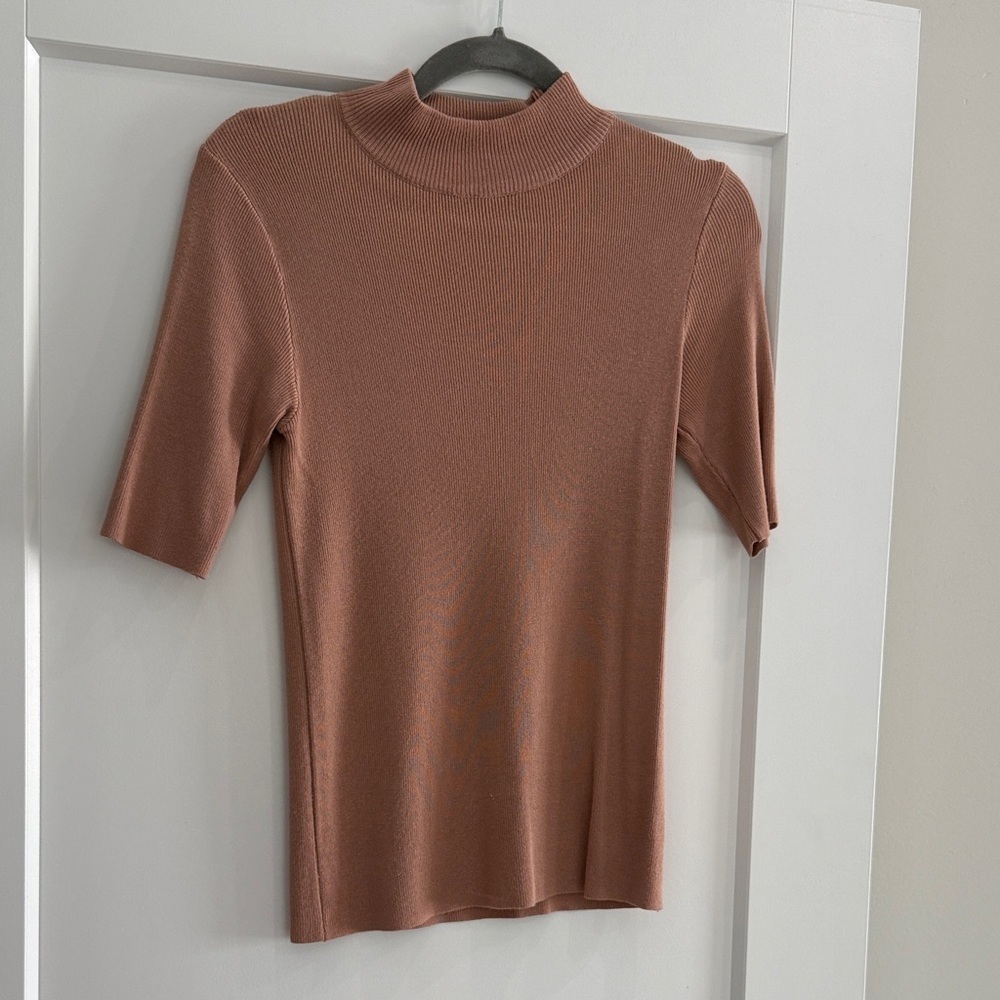Dreamers Short Sleeve Top in Brown​​ - Picture 3 of 3